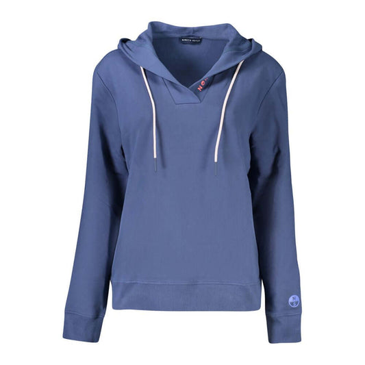 North Sails Blue Cotton Women Sweater
