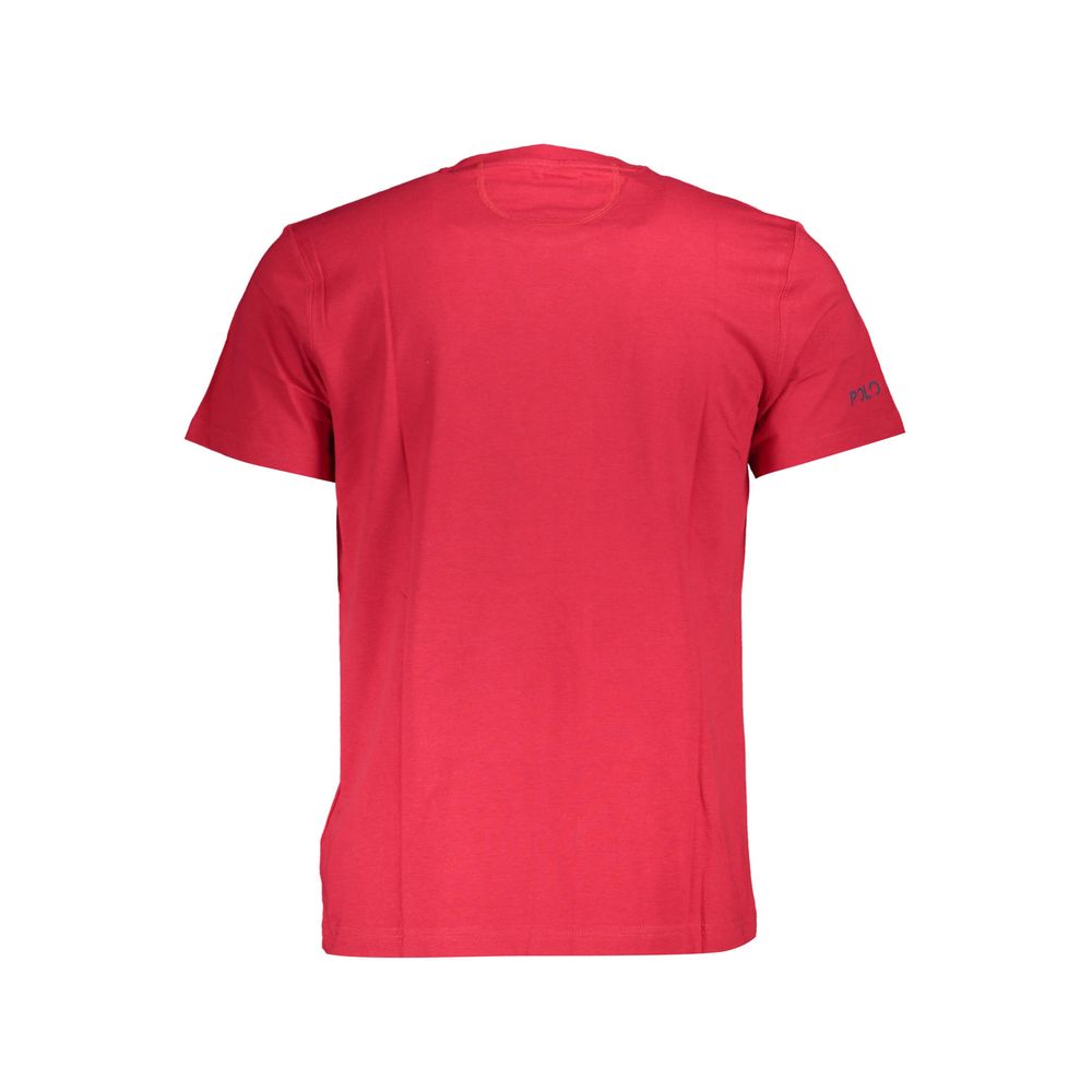 La Martina Red Cotton T-Shirt