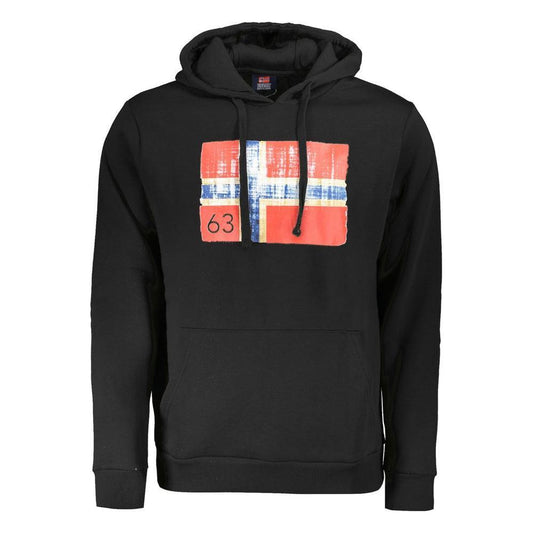 Norway 1963 Black Cotton Men Sweater NO-31829-XL