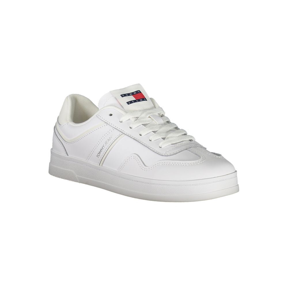 Tommy Hilfiger White Polyester Sneaker