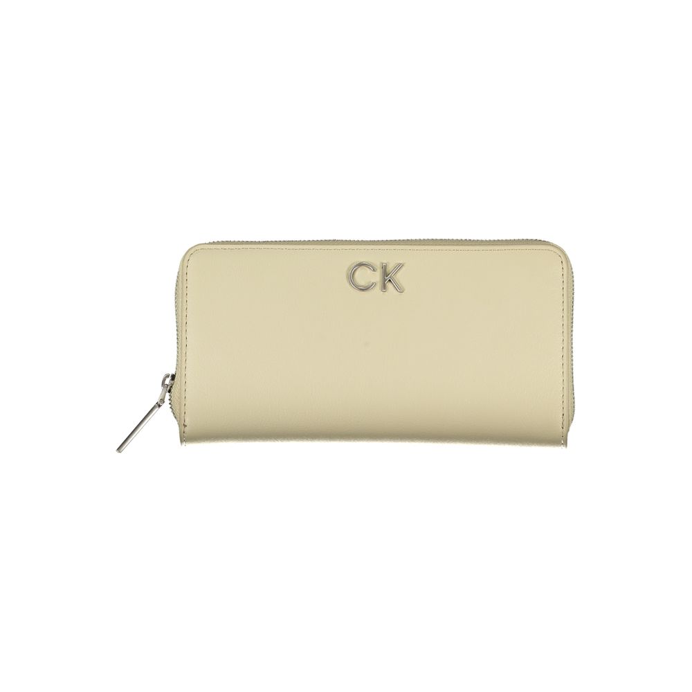 Calvin Klein Beige Polyurethane Women Wallet