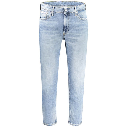 Calvin Klein Light Blue Cotton Men Jeans CA-32912-W29