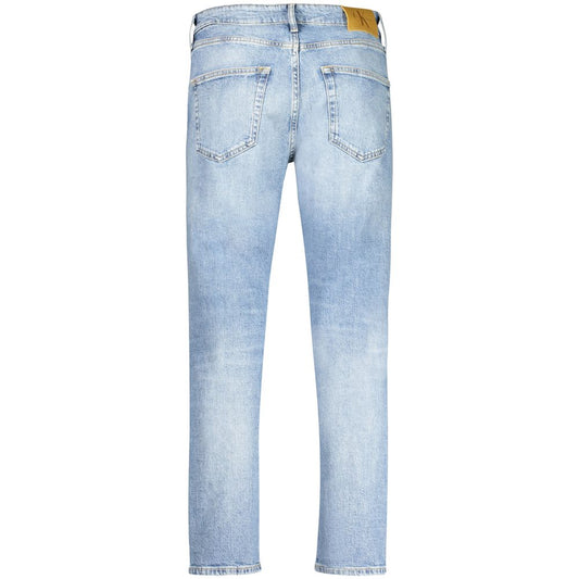 Calvin Klein Light Blue Cotton Men Jeans CA-32912-W29
