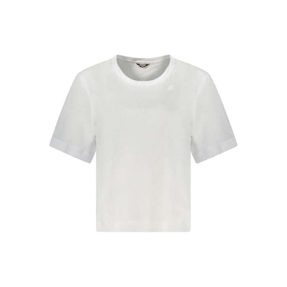 K-WAY White Cotton Women T-Shirt