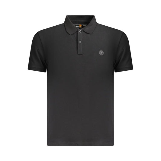 Timberland Black Cotton Men Polo Shirt TI-35451-S