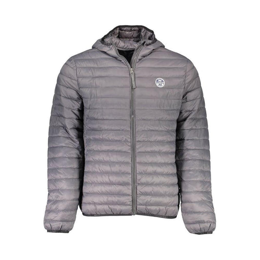 North Sails Brown Polyamide Men Jacket NO-37016-L