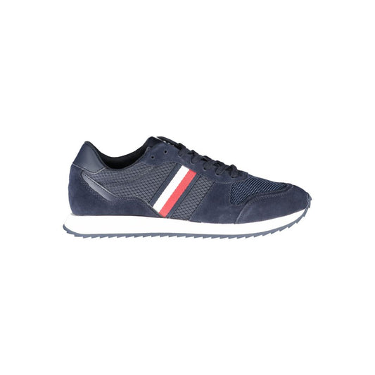 Tommy Hilfiger Blue Polyester Men Sneaker TO-37926-EU40/US7