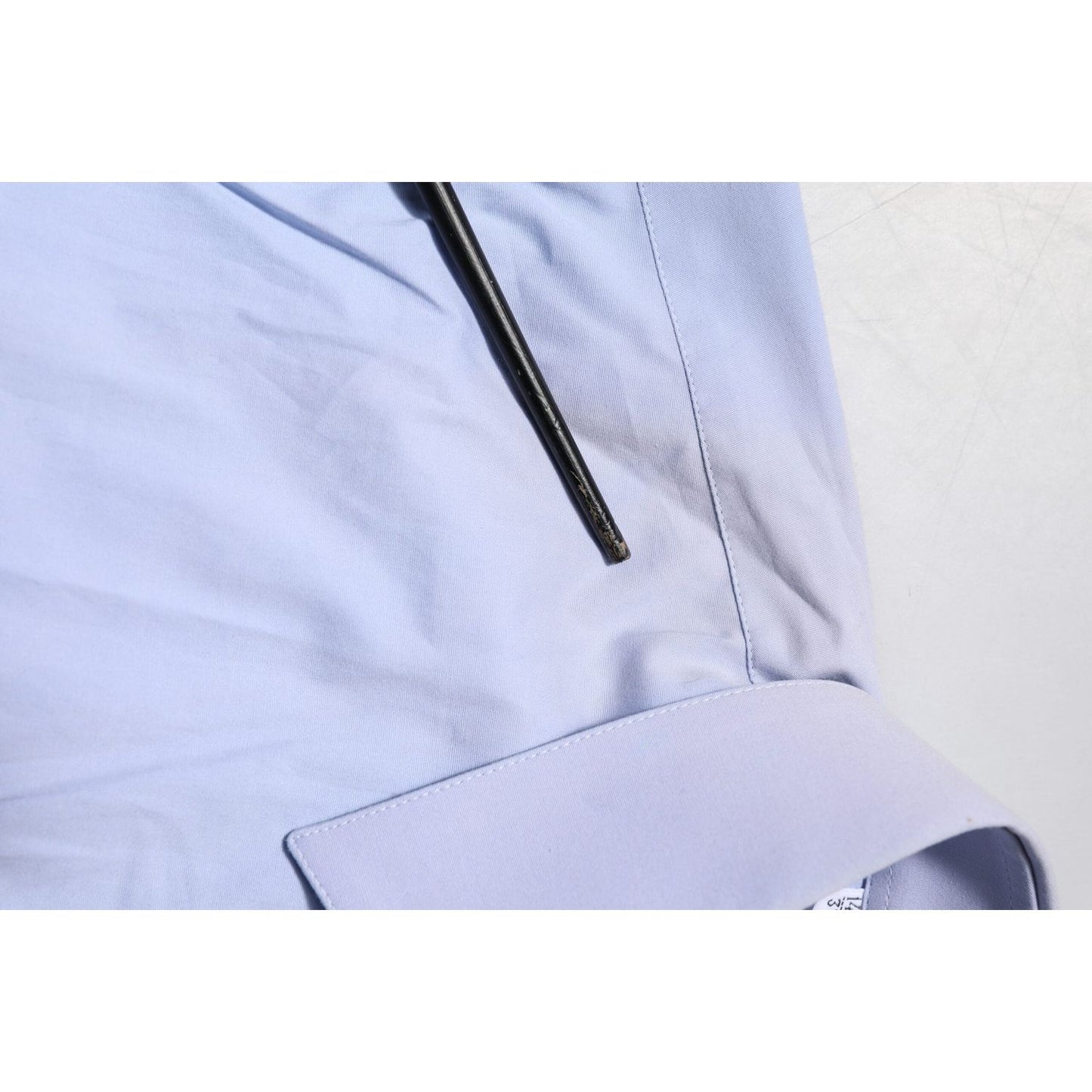 Dolce & Gabbana Blue Cotton SICILIA Long Sleeves Dress Shirt TSH906772-37