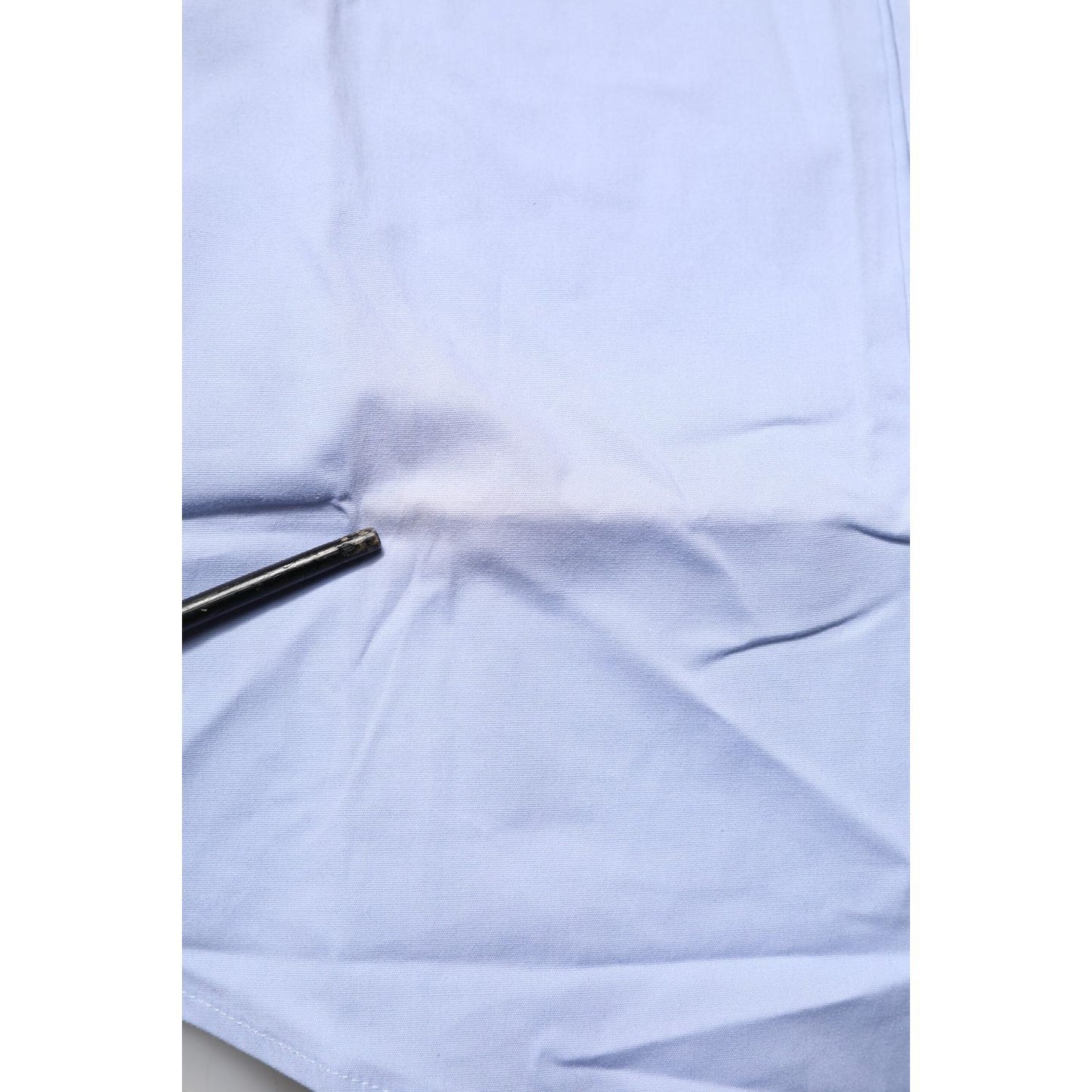 Dolce & Gabbana Blue Cotton SICILIA Long Sleeves Dress Shirt TSH906772-37