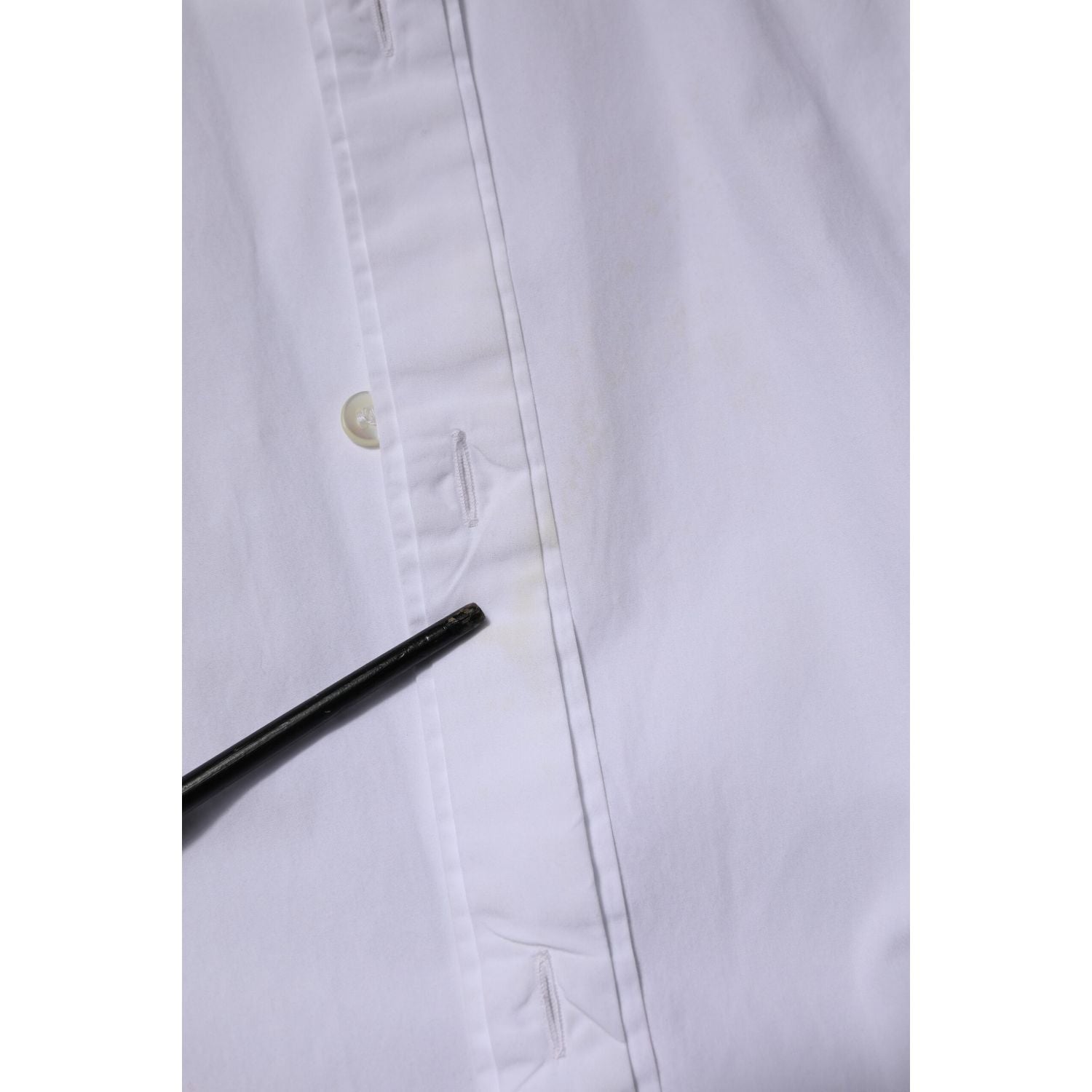 Dolce & Gabbana White Cotton GOLD Long Sleeves Dress Shirt