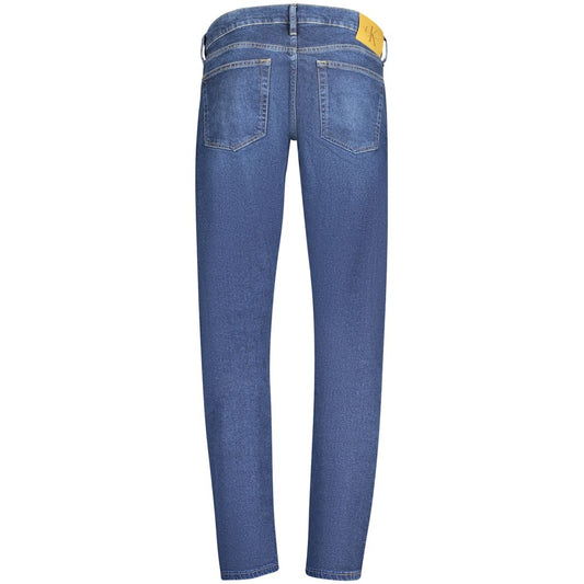 Calvin Klein Blue Cotton Men Jean CA-33810-W28 | L32
