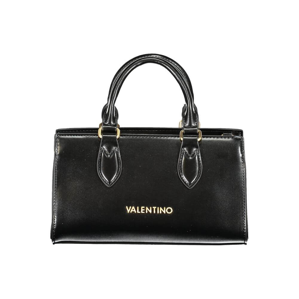 Front view with bag zipped and handles upright.