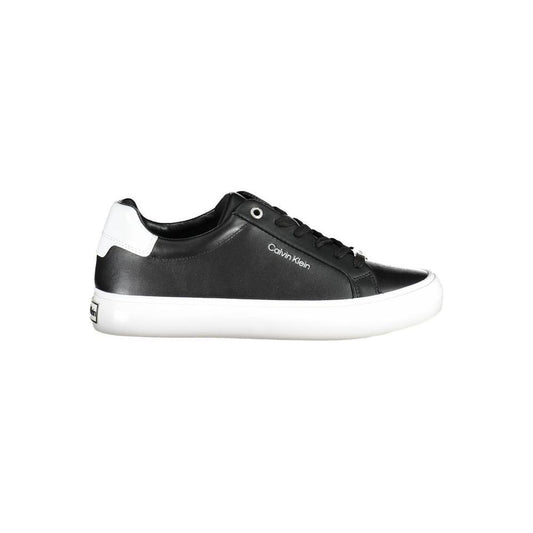 Calvin Klein Black Leather Women Sneaker CA-37053-EU36/US6