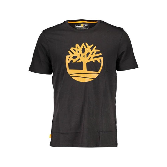 Timberland Black Cotton T-Shirt TI-26351-S