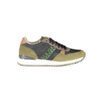 Napapijri Green Polyester Men Sneaker NA-37429-EU42/US9