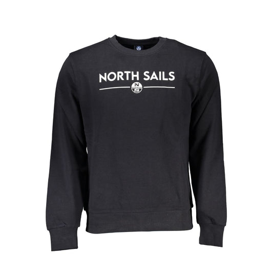 North Sails Black Cotton Sweater NO-27325-XL