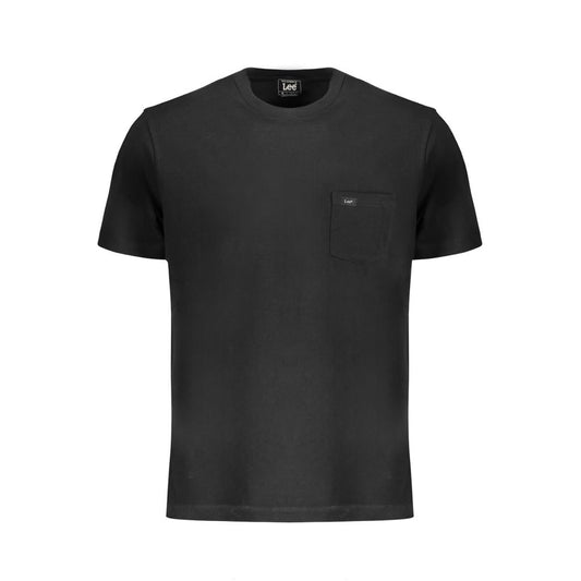 Lee Black Cotton T-Shirt LE-31642-S