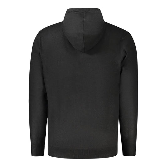 Norway 1963 Black Polyamide Men Cardigan NO-33176-M