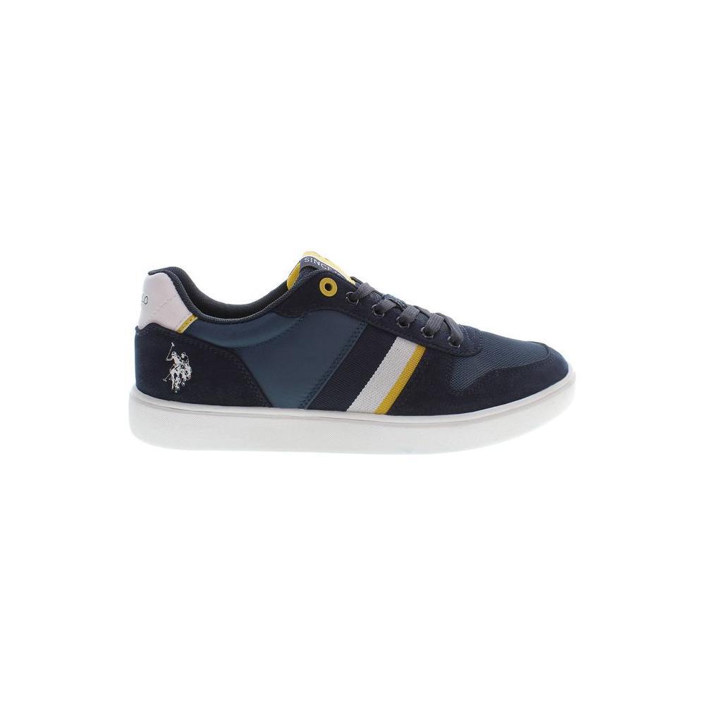 U.S. POLO ASSN. Blue Polyester Men Sneaker US-37694-EU43/US10