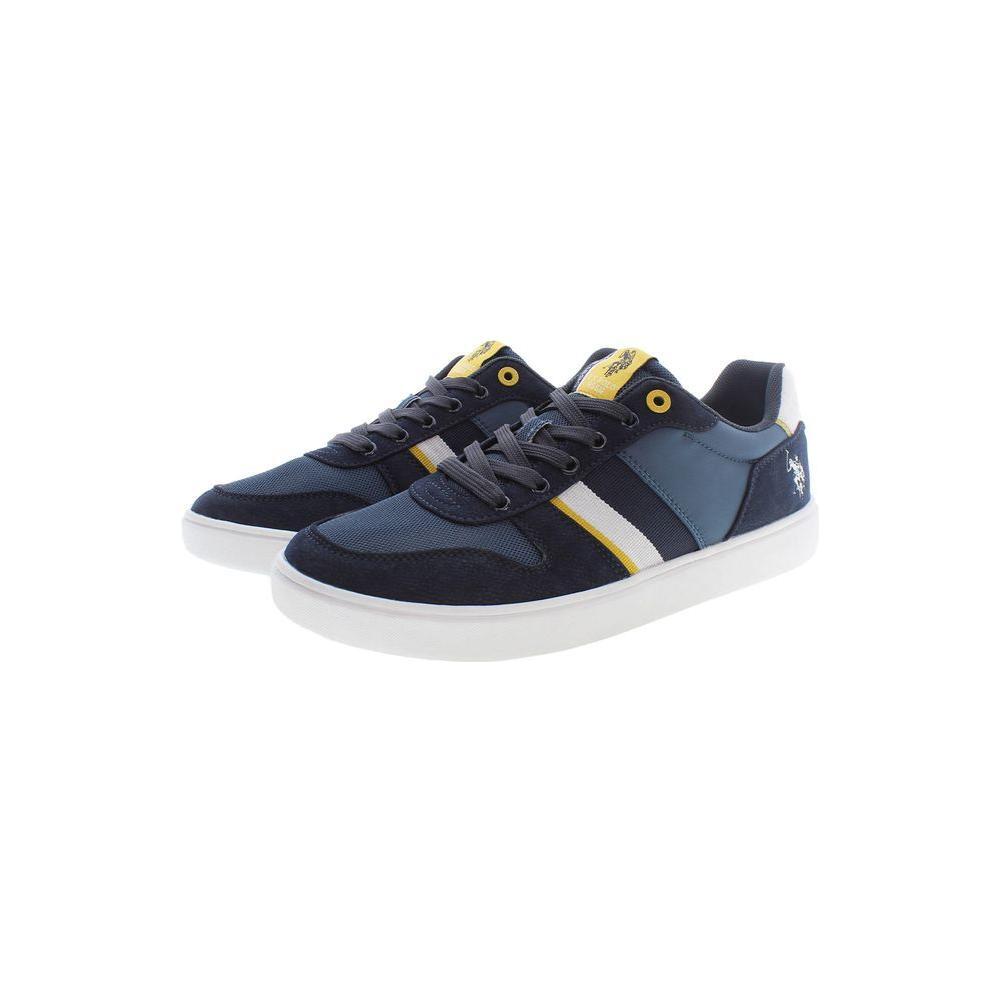 U.S. POLO ASSN. Blue Polyester Men Sneaker US-37694-EU43/US10