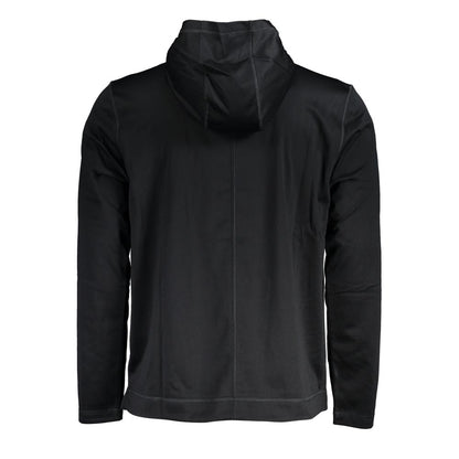 Calvin Klein Black Polyester Men's Hooded Sweater