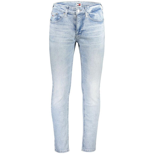 Tommy Hilfiger Light Blue Cotton Men Jeans TO-30514-W28 | L32