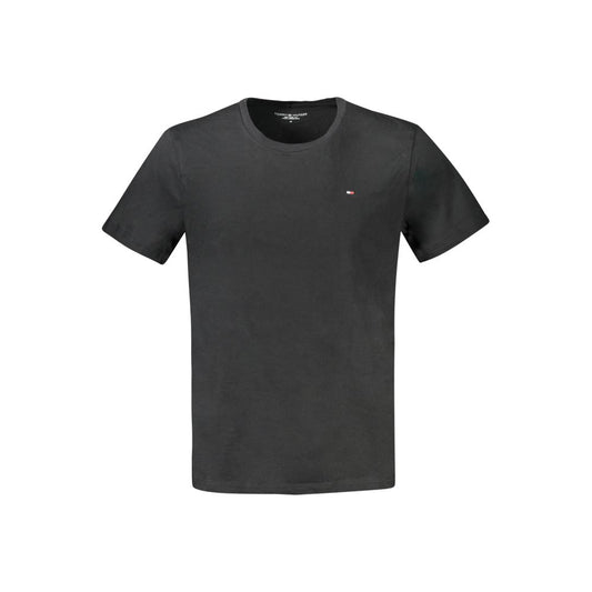 Tommy Hilfiger Black Cotton Men TShirt TO-32885-S