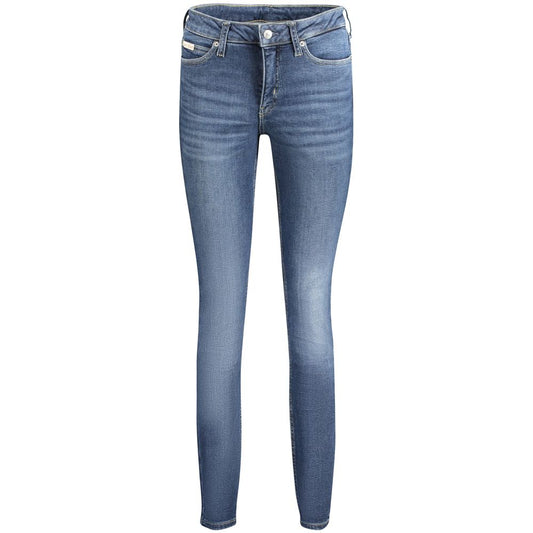 Calvin Klein Blue Cotton Jeans & Pant CA-33777-W26 | L32