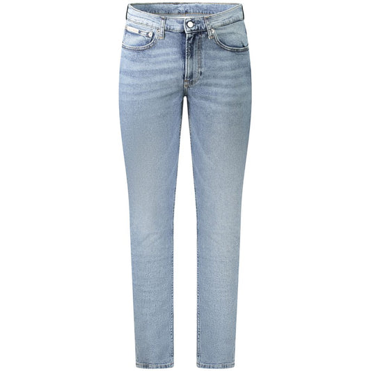 Calvin Klein Light Blue Cotton Men Jeans CA-35419-W28 | L32