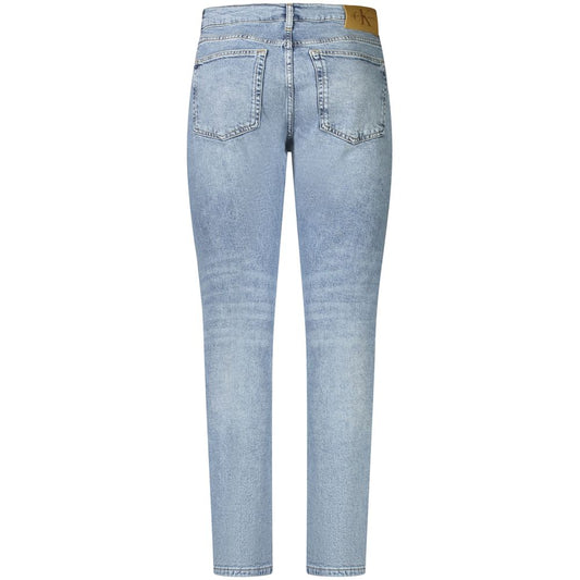 Calvin Klein Light Blue Cotton Men Jeans CA-35419-W28 | L32