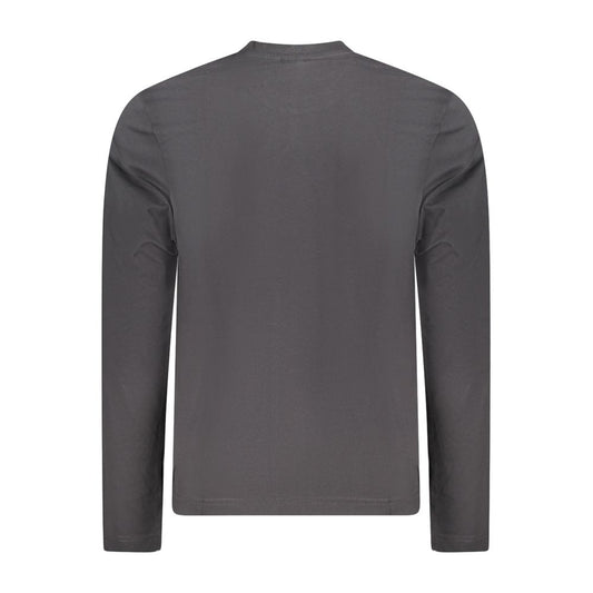 North Sails Black Cotton Men T-Shirt NO-35792-S