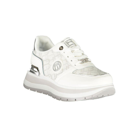 Laura Biagiotti White Polyester Women Sneaker LA-36501-EU39/US9