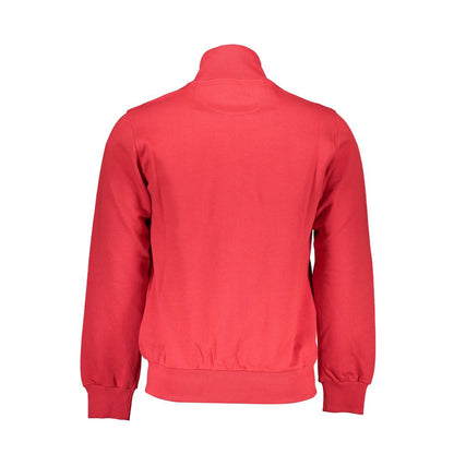 La Martina Rosso Cotton Men Sweatshirt