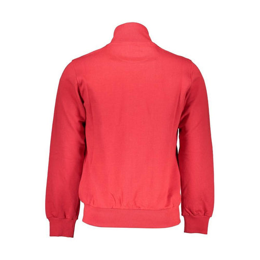 La Martina Red Cotton Men's Sweater LA-37205-M