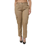 Dolce & Gabbana Brown Cotton Cargo Tapered Pants PAN76504-42