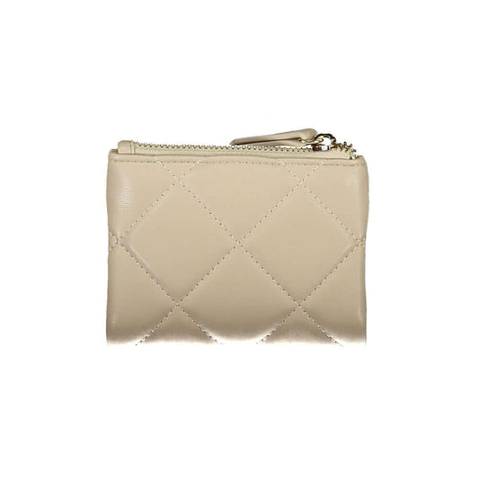 Mario Valentino Beige Polyethylene Women Wallet VA-38271
