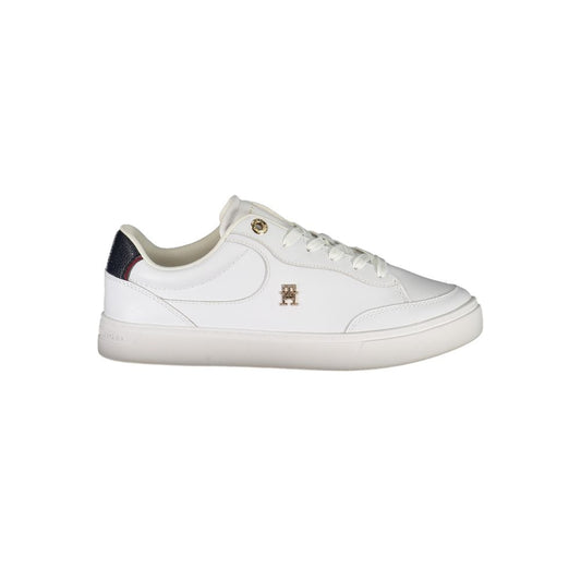 Tommy Hilfiger White Leather Women Sneaker TO-36730-EU37/US7