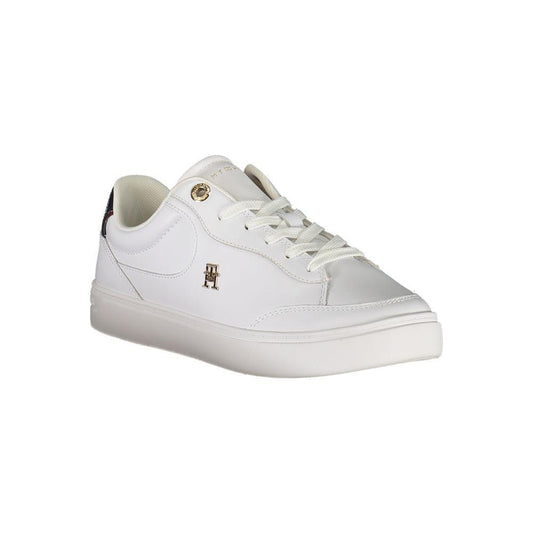 Tommy Hilfiger White Leather Women Sneaker TO-36730-EU37/US7