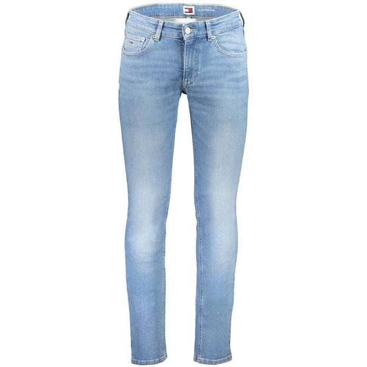 Tommy Hilfiger Light Blue Cotton Men Jeans TO-30532-W29 | L32