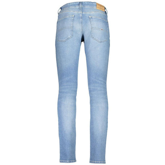Tommy Hilfiger Light Blue Cotton Men Jeans TO-30532-W29 | L32