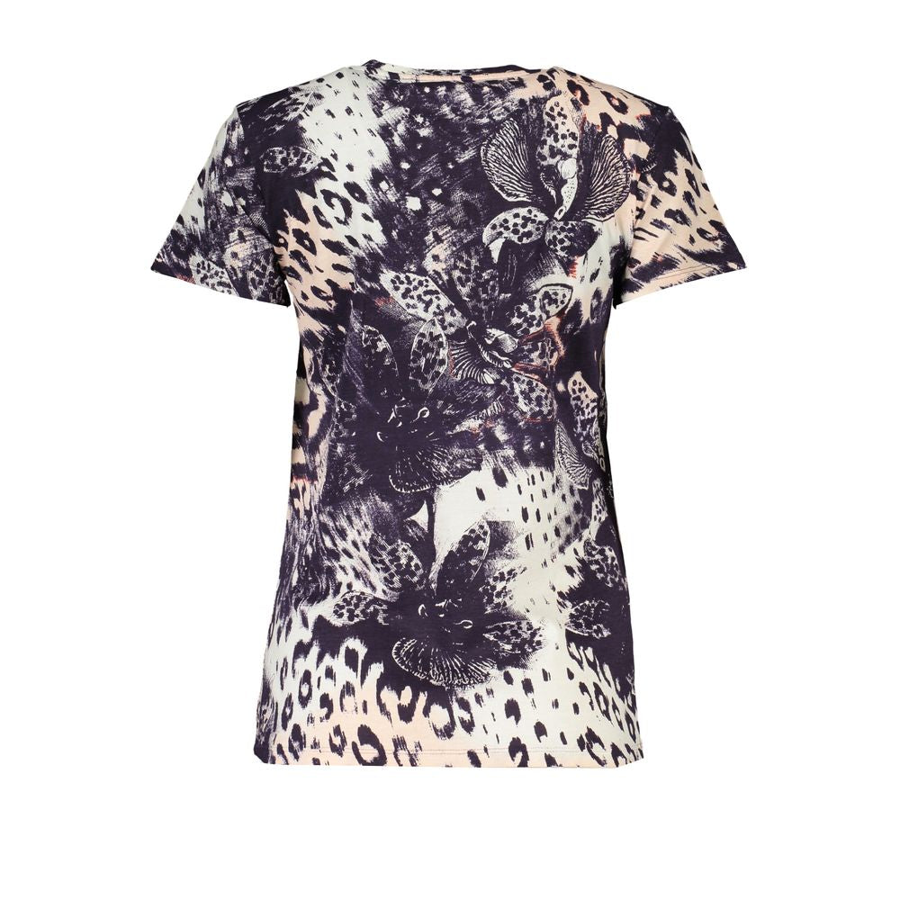 Cavalli Class Pink Cotton T-Shirt