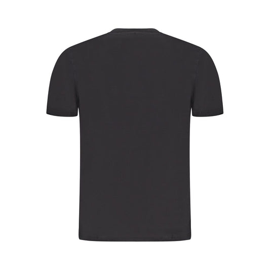 North Sails Black Cotton Men T-Shirt NO-34382-S