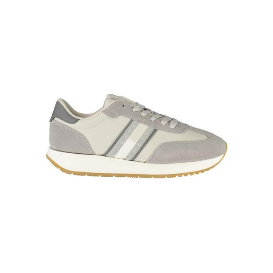 Tommy Hilfiger Brown Leather Men Sneaker TO-36048-EU40/US7