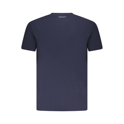 Trussardi Blue Cotton Men T-Shirt