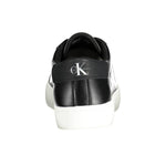 Blauer Black Leather Men Sneaker