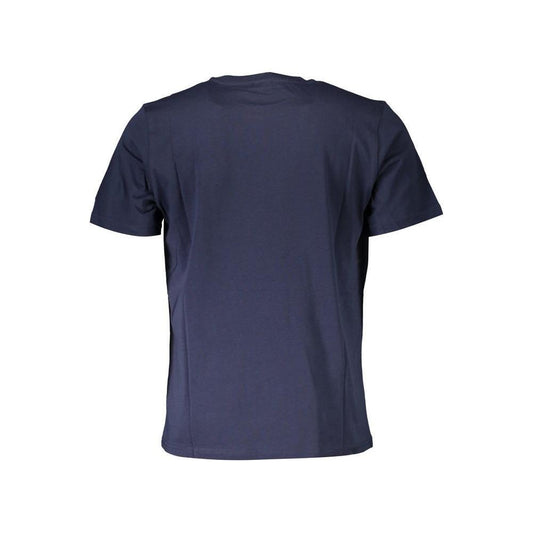 North Sails Blue Cotton Men T-Shirt NO-37066-M