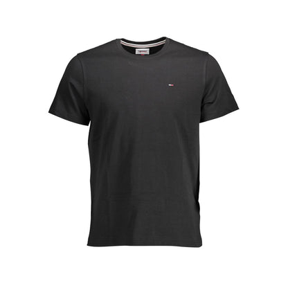 Tommy Hilfiger Black Organic Cotton Men T-Shirt