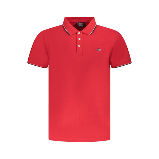 Norway 1963 Red Cotton Polo Shirt NO-38683-S
