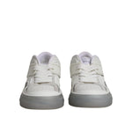 Dolce & Gabbana White Low Top DG Embossed Men Sneakers Shoes MV7366-44