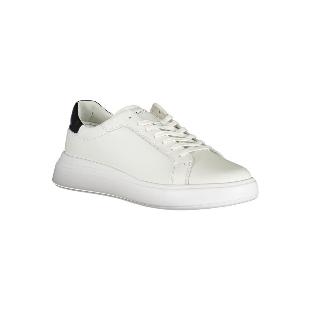 Calvin Klein Sleek White Sneakers with Contrast Accents CA-25019-EU41/US8